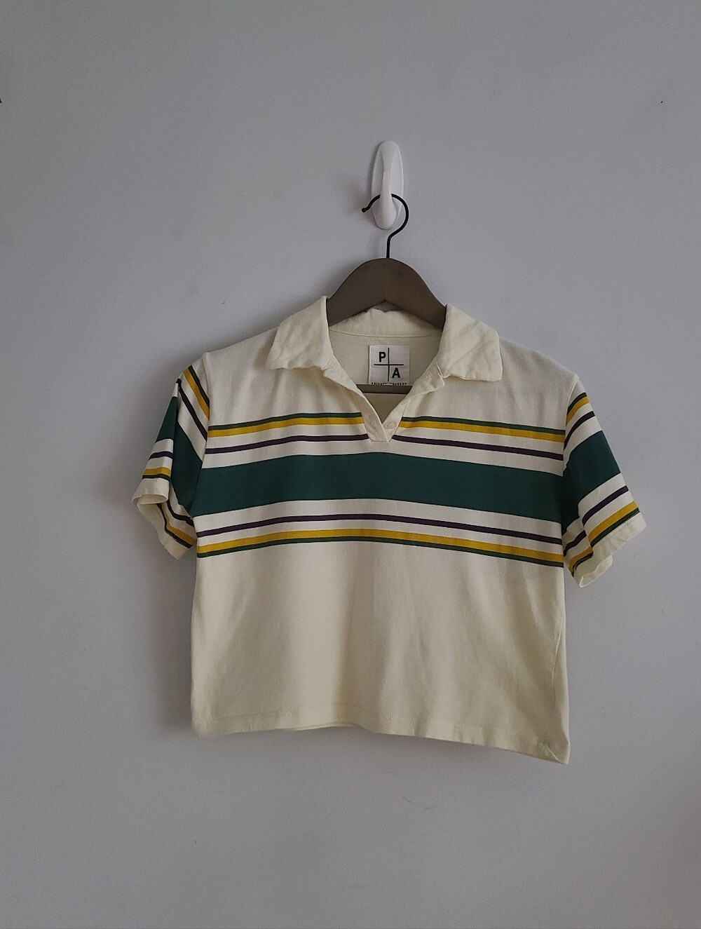 Private Academy Cropped Rugby Polo 100% Cotton Size S